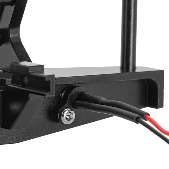 INJORA CNC Aluminium Voor en Achterbumper met Verlichting voor 1/18 TRX4M Defender