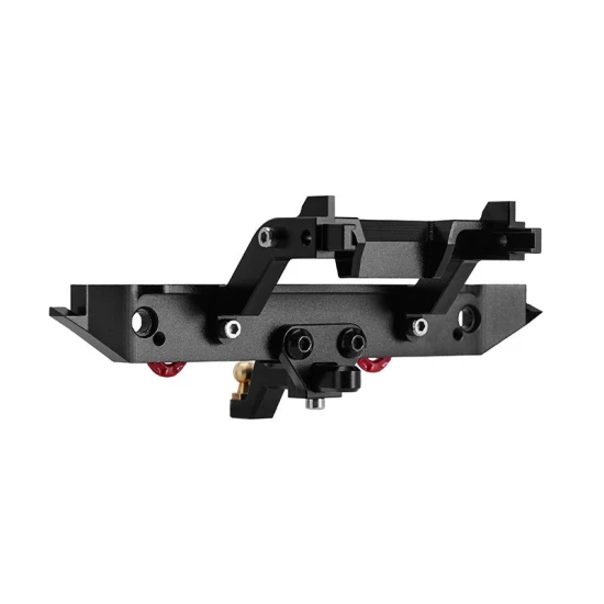 INJORA CNC Aluminium Voor en Achterbumper met Verlichting voor 1/18 TRX4M Defender