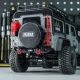 INJORA CNC Aluminium Voor en Achterbumper met Verlichting voor 1/18 TRX4M Defender