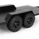 INJORA kunststof trailer met trekhaak voor 1/18 RC Crawler TRX4M