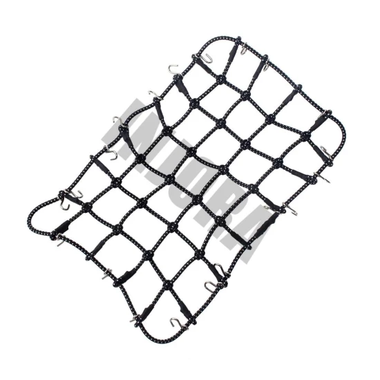 INJORA 1 Stuks Zwart Elastisch Bagagenet voor 1:10 RC Rock Crawler