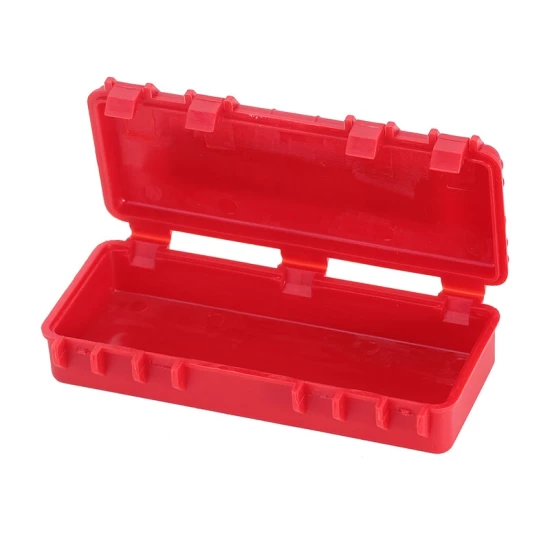 INJORA 3 stuks Rode Plastic Opbergbox Decoratie Gereedschap, 1/10 schaal accessoires voor RC Crawler