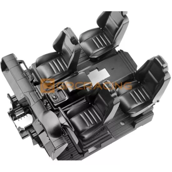 INJORA Black Interior Body Shell Cab Seat Kit for TRX4 G500 TRX6 G63