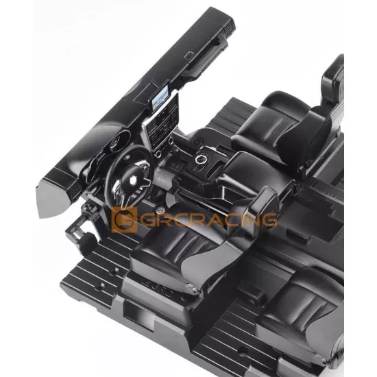 INJORA Black Interior Body Shell Cab Seat Kit for TRX4 G500 TRX6 G63