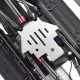 INJORA Stainless Steel Chassis Armor Axle Protector Skid Plate for Traxxas TRX-4