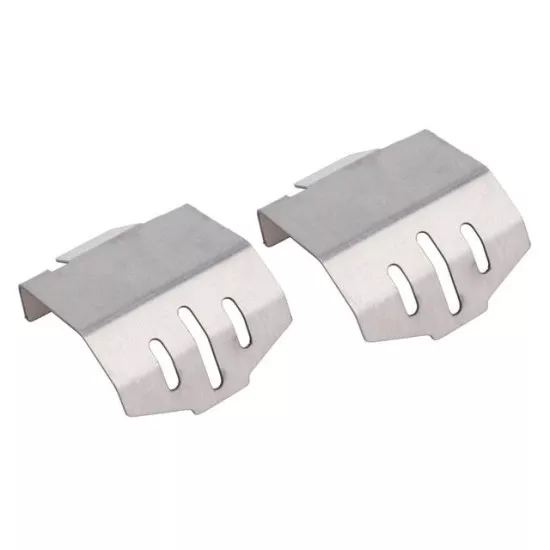 INJORA Stainless Steel Chassis Armor Axle Protector Skid Plate for Traxxas TRX-4