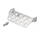 INJORA Stainless Steel Chassis Armor Axle Protector Skid Plate for Traxxas TRX-4