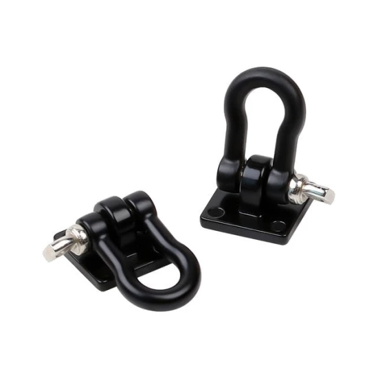 INJORA Metalen Trekhaak voor 1:10 RC Crawler zwart