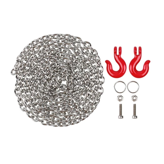 INJORA Metalen ketting Trekhaak voor 1:10 RC Crawler