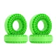 INJORA 4 stuks Siliconen Rubber Inserts Voor 118-122mm 1.9 Banden groen