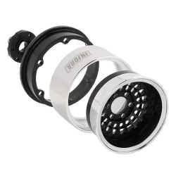 INJORA Turbine 1.9 Aluminium Beadlock Wielen Offset -10mm Voor 1/10 RC Crawler (4) zwart