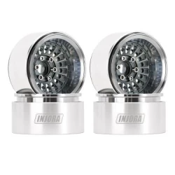 INJORA Turbine 2.2 Aluminium Beadlock Wielen Offset -10mm Voor 1/10 RC Crawler 