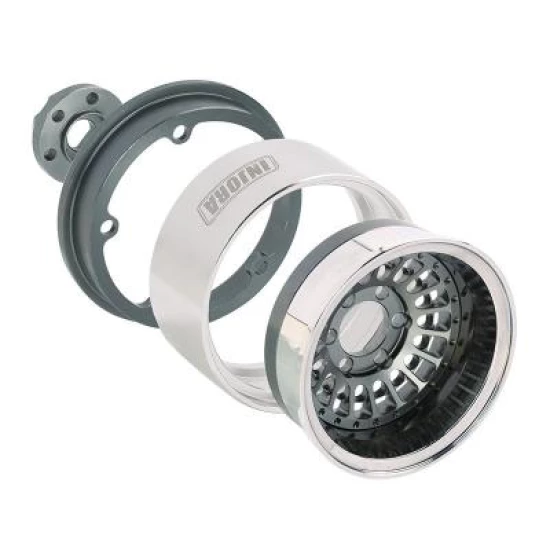 INJORA Turbine 2.2 Aluminium Beadlock Wielen Offset -10mm Voor 1/10 RC Crawler 