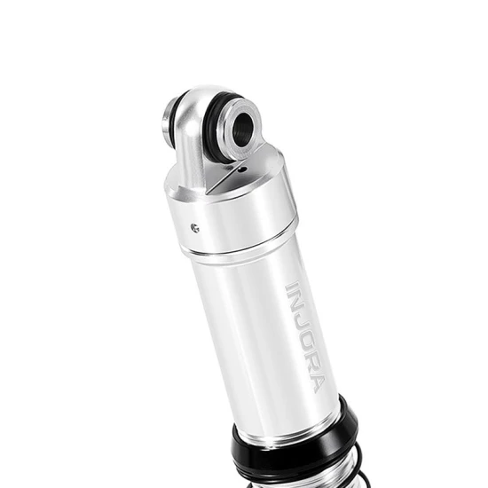 INJORA LS 59 mm aluminium olie schokdempers voor 1/18 TRX-4M zilver