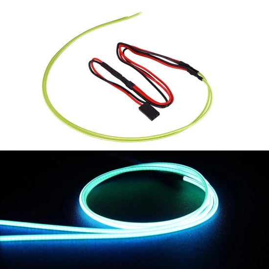 INJORA Flexibele Op Maat Te Knippen LED Stripverlichting voor RC Auto’s Ijsblauw