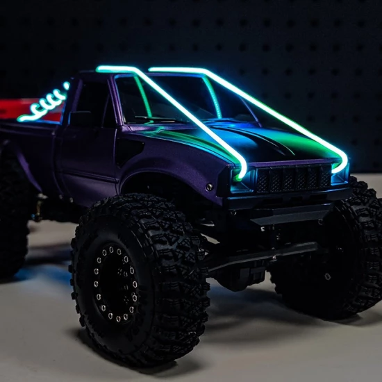 INJORA Flexibele Op Maat Te Knippen LED Stripverlichting voor RC Auto’s Ijsblauw