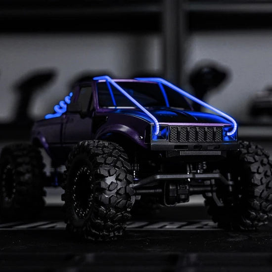 INJORA Flexibele Op Maat Te Knippen LED Stripverlichting voor RC Auto’s Donker blauw