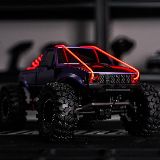 INJORA Flexibele Op Maat Te Knippen LED Stripverlichting voor RC Auto’s Rood