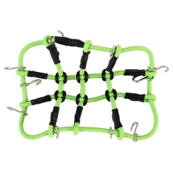 INJORA Mini Elastisch Bagagenet voor 1/24 en 1/18 RC Crawlers groen