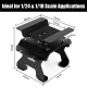 INJORA Aluminium RC Autostandaard met Schokdemperhouder voor 1/24 en 1/18 RC Crawlers zwart