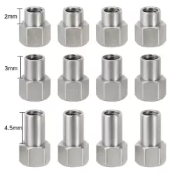 INJORA 4PCS 2/3/4.5mm M2.5 Long Nuts For 1/18 TRX4M