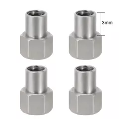 INJORA 4PCS 3 mm M2.5 Long Nuts For 1/18 TRX4M