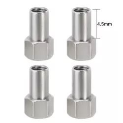 INJORA 4PCS 4,5 mm M2.5 Long Nuts For 1/18 TRX4M