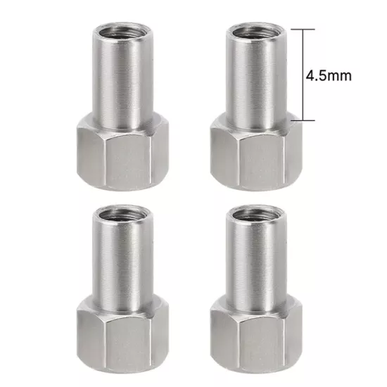 INJORA 4PCS 4,5 mm M2.5 Long Nuts For 1/18 TRX4M