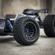Choppers banden medium op zwarte velgen 17 mm (2 stuks) voor Arrma Kraton 6S