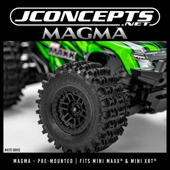 Magma voorgemonteerd - geschikt voor Traxxas Mini-Maxx en Mini XRT (2 stuks)