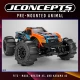 JConcepts Animal Voor gemonteerde Banden, geschikt voor Maxx, Kraton 4S en Kagama 4S 2 stuks