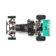 1/10 schaal elektrische 2WD racebuggy Tomahawk 1985 WC Worlds Spec