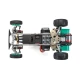 1/10 schaal elektrische 2WD racebuggy Tomahawk 1985 WC Worlds Spec