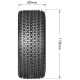 Louise RC SC-MAGLEV 1/10 Short Course Banden Set zacht Gemonteerd Zwarte Wielen Verwijderbare Hex 12, 14, 17mm 2 stuks