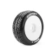 Louise RC B-ROCKET 1/8 Buggy Bandenset - Soft - Witte Velgen - 17mm Hex - 2 stuks
