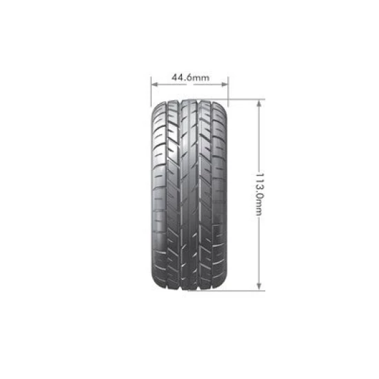 Louise RC B-ROCKET 1/8 Buggy Bandenset - Soft - Witte Velgen - 17mm Hex - 2 stuks