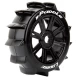 Louise RC B-PADDLE 1-8 Buggy Banden Set Gemonteerd Zacht Zwarte Spaakvelgen Hex 17mm 2 stuks