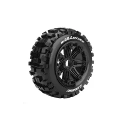 Louise RC B-ULLDOZE 1-5 Buggy Bandenset Gemonteerd Sport Bead-Lock Velgen Zwart Zeskant 24mm Voor 