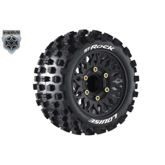 Louise RC ST-ROCK 1/10 Stadium Truck, gemonteerd met verwisselbare 12 mm smalle, 12 mm brede, 14 mm en 17 mm hex 2 stuks