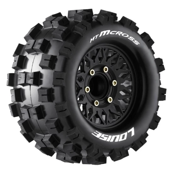 Louise Banden en Wielen MT-MCROSS 1/10 Soft (Verwisselbare 12, 14 en 17mm Wiel Meenemers) (2 stuks)