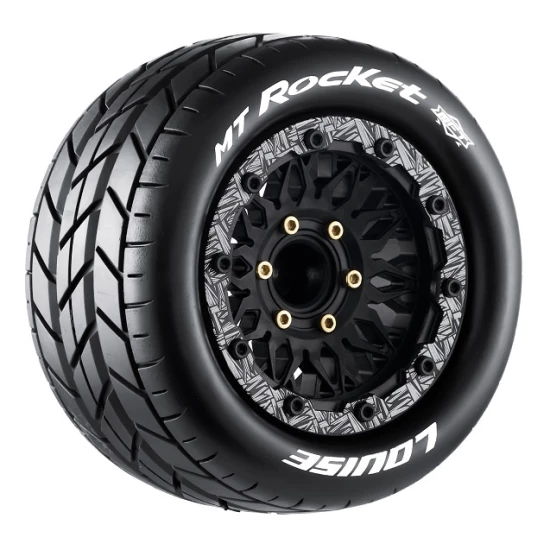 Banden en Wielen MT-ROCKET 1/10 MAXX Soft MFT (Afneembare 12, 14 en 17mm Hex) (2)