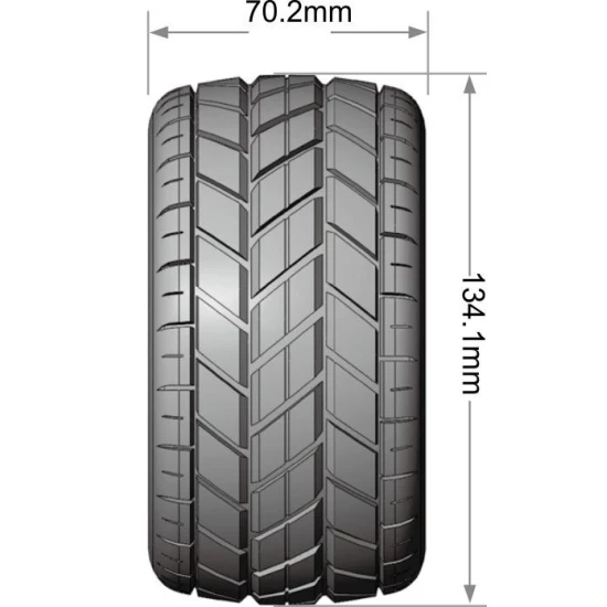 Banden en Wielen MT-ROCKET 1/10 MAXX Soft MFT (Afneembare 12, 14 en 17mm Hex) (2)