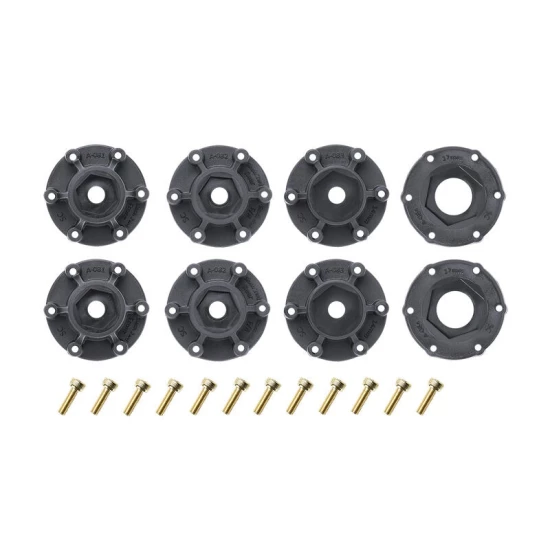 Louise RC MFT ST-ROCKET 1-10 Stadium Truck Tire Set Mounted Sport Black Wheels Removable HEX 12 Narrow, 12 Wide, 14, 17mm 2pcs