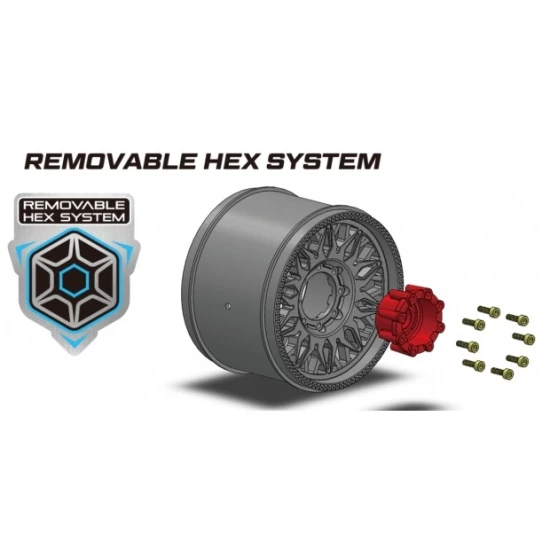 Louise ST-HUMMER 1/10 Zacht MFT (12, 14 en 17mm Hex) MFT  2 stuks