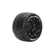 Louise RC MFT MT-ROCKET Maxx Bandenset Gemonteerd Sport 3.8 Bead-Lock Velgen Zwart-1/2-Offset  Zeskant 17mm 