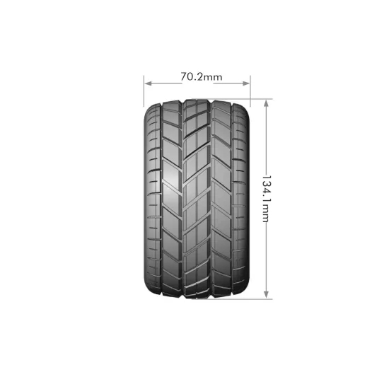 Louise RC MFT MT-ROCKET Maxx Bandenset Gemonteerd Sport 3.8 Bead-Lock Velgen Zwart-1/2-Offset  Zeskant 17mm 