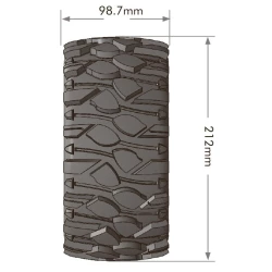 Banden en Wielen X-ROWDY X-Maxx (MFT) (2 stuks)