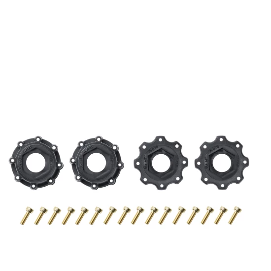 MT-Mallet MFT zacht op zwarte velg 17mm (0 en 1/2 Offset) LOUISE 1/8 Monster Truck (verwisselbare wiel meenemers) 2 stuks
