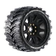 MT-Cyclone MFT zacht op zwarte velg 17mm (0 en 1/2 Offset) LOUISE 1/8 Monster Truck (verwisselbare wiel meenemers) 2 stuks