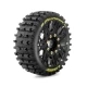 Banden en Wielen B-PIONEER 1/8 Buggy Soft MFT (Verwijderbare 17mm Hex 0 en 1/2 Offset) (2 stuks)